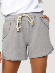 Drawstring Waist Shorts for Women - Casual Summer & Spring Shorts