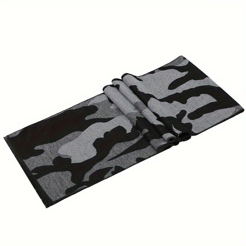 Men's Plaid Windproof Scarf Shawl