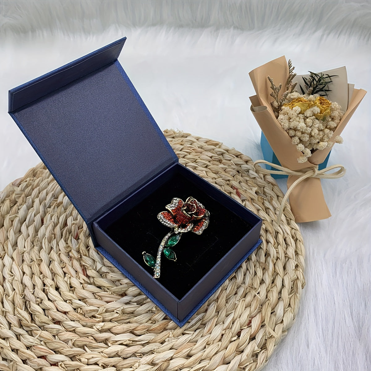 Creative Flip Jewelry Storage Box European Jewelry Box Ring Necklace Bangle Box