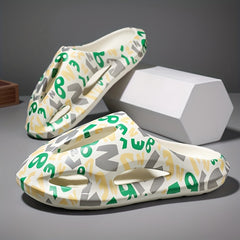 Men's/Women's Clogs Garden Shoes Lightweight Sandals Letter Print