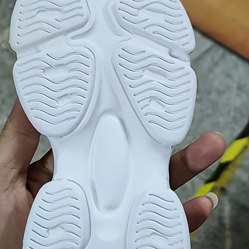 Kid's Breathable Lace Up Sneakers Comfy Non Slip Shoes for Outdoor Activities