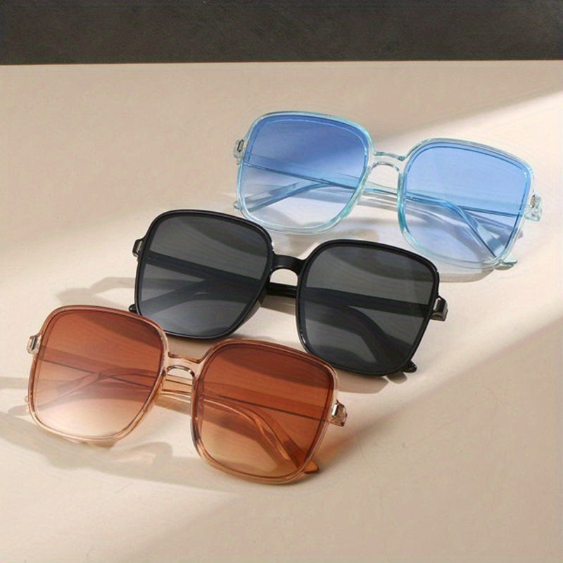 Square Sunglasses UV400 for Women Men Casual Jelly Outdoor Shades