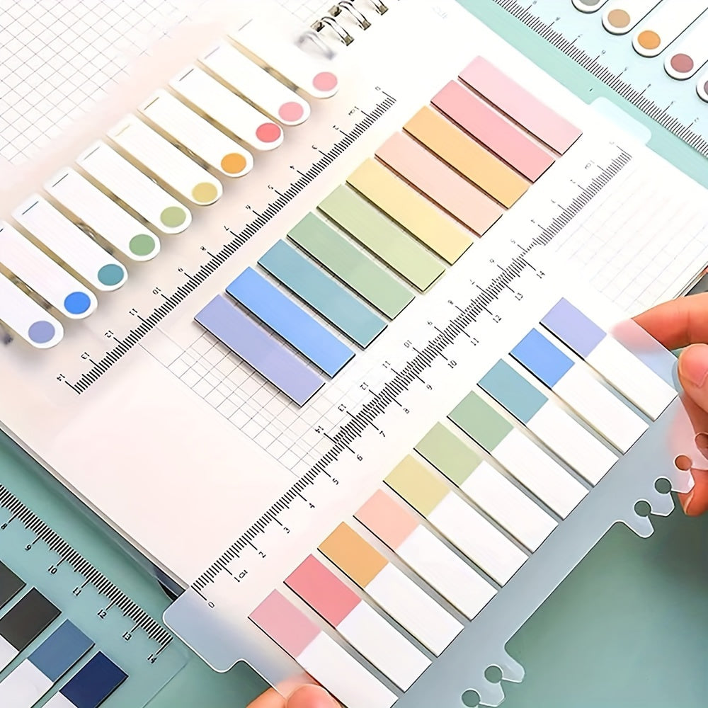 Index Tabs with Ruler Sticky Tab Note Page Marker File Flags