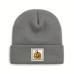 Halloween Pumpkin Knitted Hat Soft Skull Cap