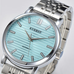 KUERST Steel Belt Auto Mechanical Watch Night Glow Classic