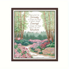 DIY Cross Stitch Kit Landscape Painting Material Package