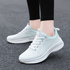 Woven Running Shoes Breathable Casual Sneakers Women's Footwear