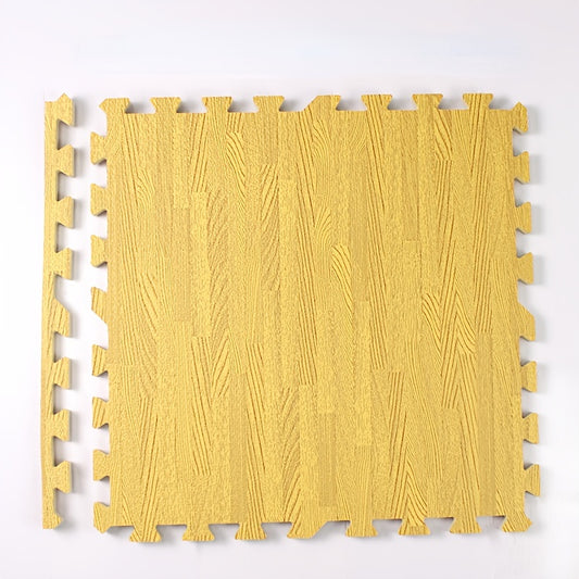 Wooden Grain Foam Floor Mat For Living Room