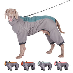 Waterproof Adjustable Dog Coat for Medium Large Dogs