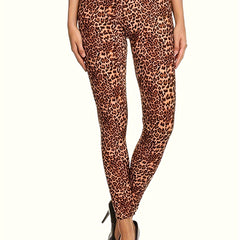 Leopard Print High Waist Yoga Leggings