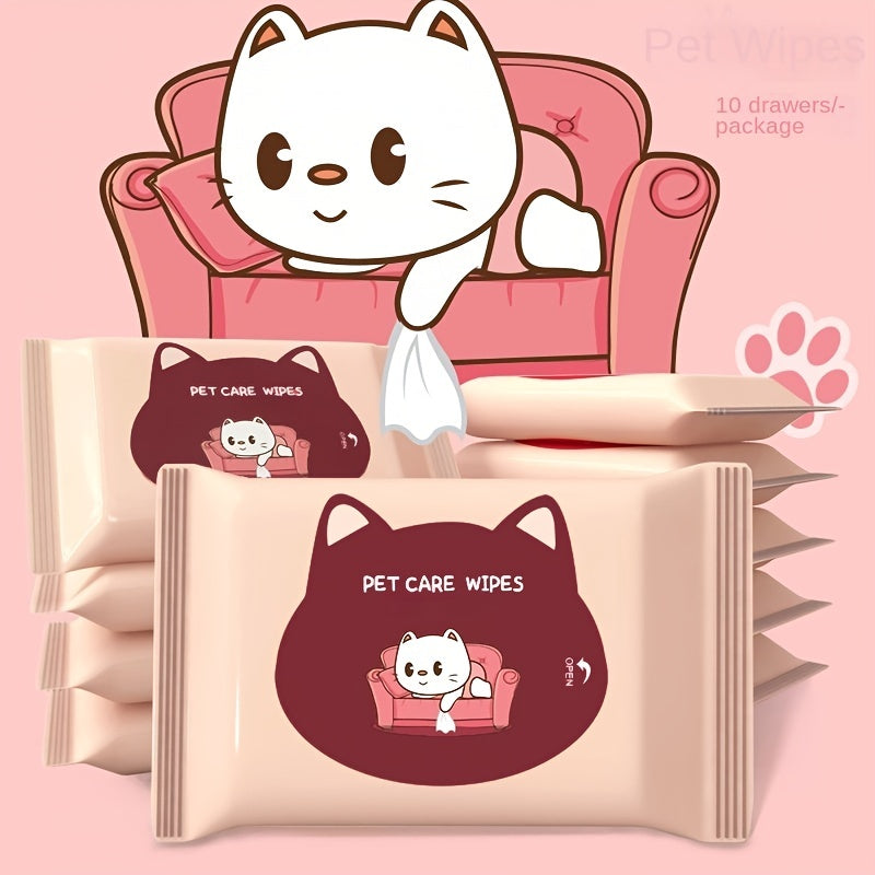 Tears Wipes for Cats & Dogs - Pet Cleaning Tool
