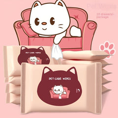 Tears Wipes for Cats & Dogs - Pet Cleaning Tool