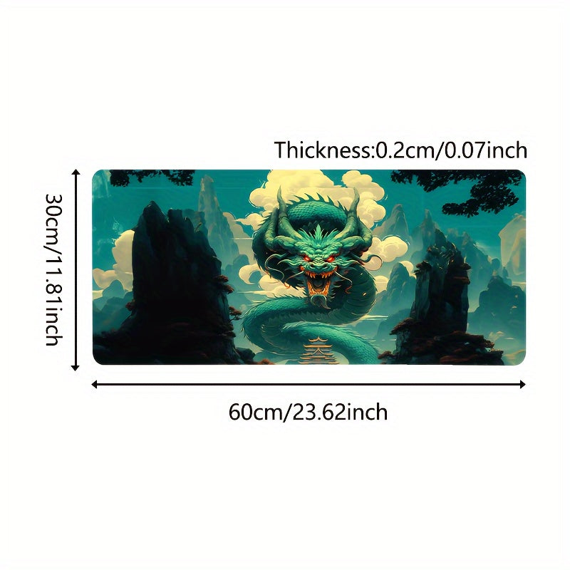 Dragon Mouse Pad for Gamers and Office Workers - Bold and Aggressive Design