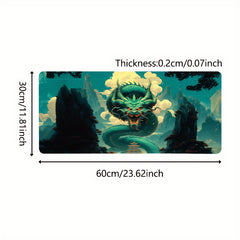 Dragon Mouse Pad for Gamers and Office Workers - Bold and Aggressive Design