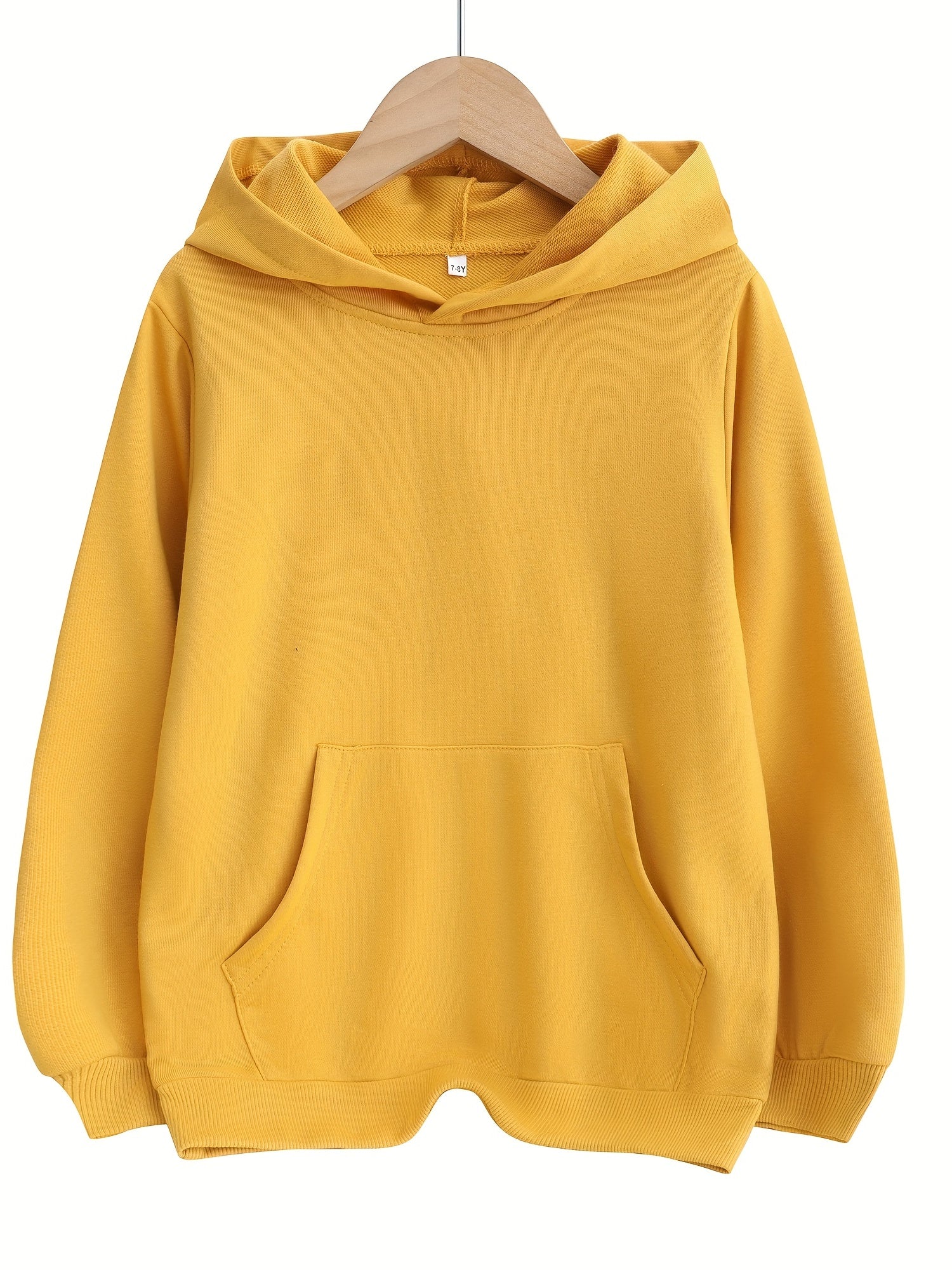 Teen Girl's Long Sleeve Hooded Sweatshirt with Pocket