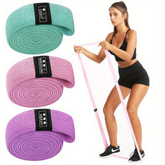 Elastic Yoga Bands for Squats Fitness Exercise Workout Yoga Pilates Legs & Butt