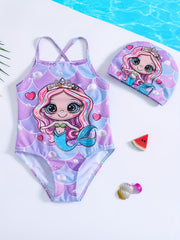 Mermaid Princess Bikini Swimsuit for Girls