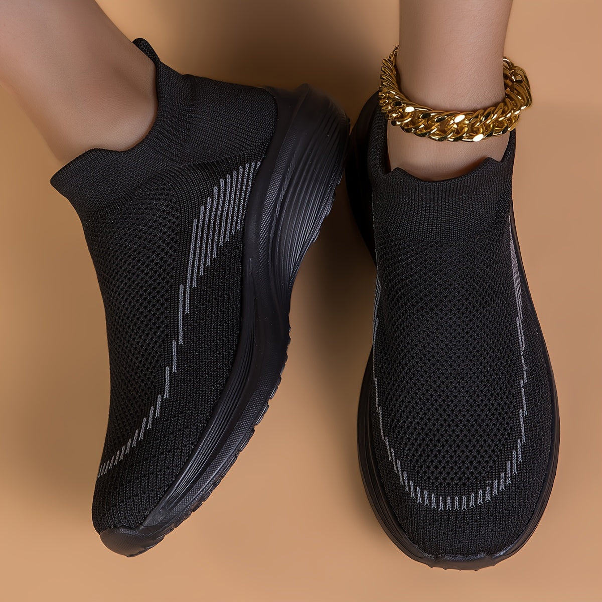 Women's Comfy Slip on Walking Shoes Running Shoes
