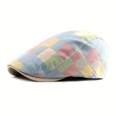 Plaid Cowboy Hat Unisex Western Style