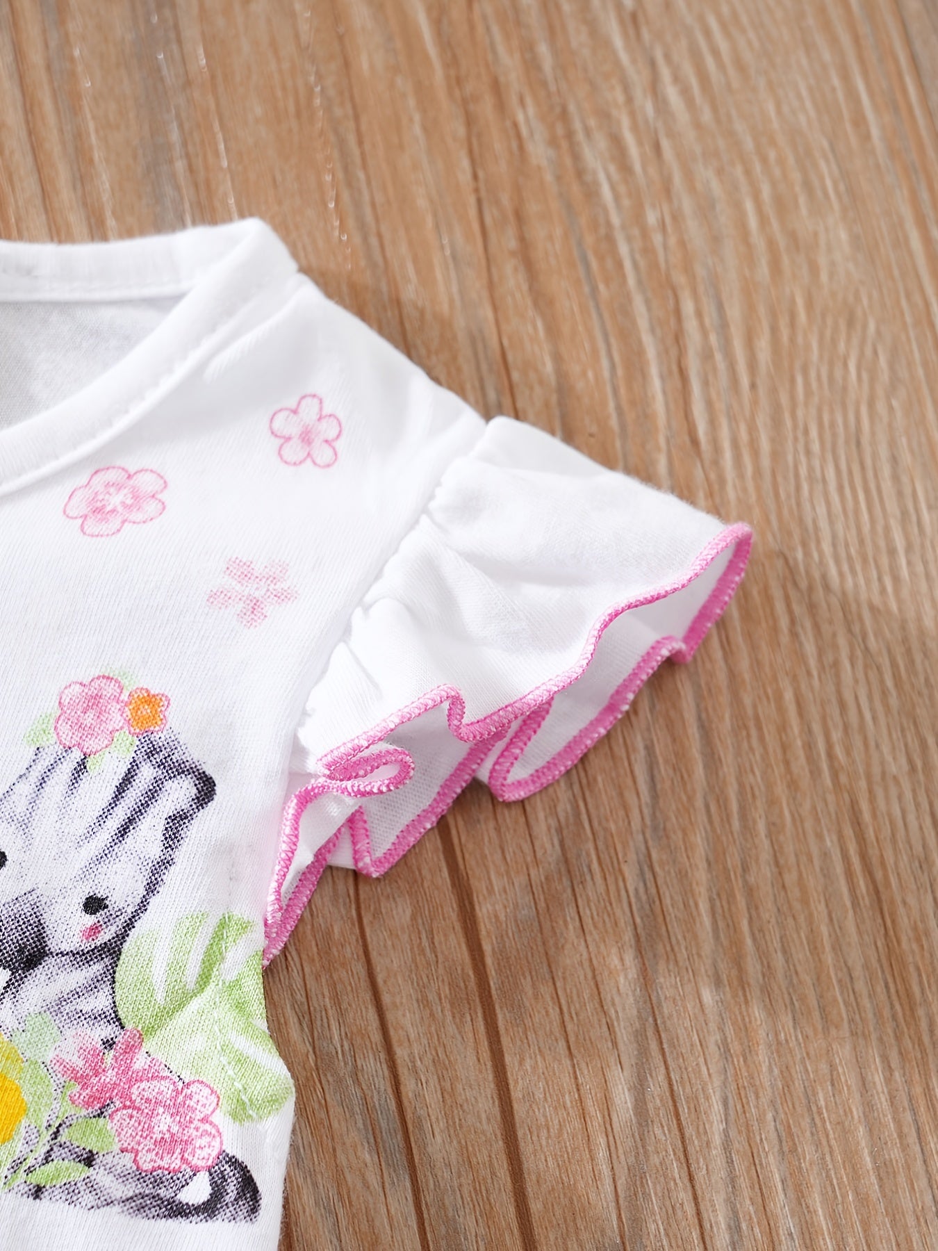 Cute Animal Print Romper for Baby Girls