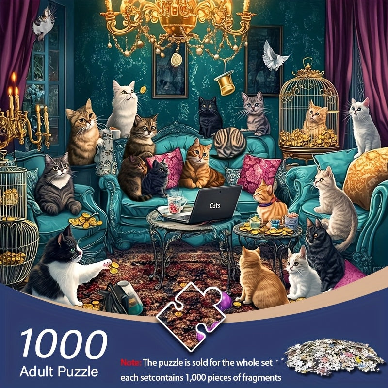1000pcs Adult Puzzle Hell Level High Difficulty Mini Rectangle Jigsaw