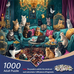 1000pcs Adult Puzzle Hell Level High Difficulty Mini Rectangle Jigsaw