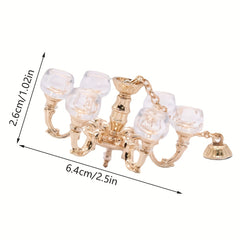 1:12 Dollhouse Lamp Chandelier Light Ceiling Lamp
