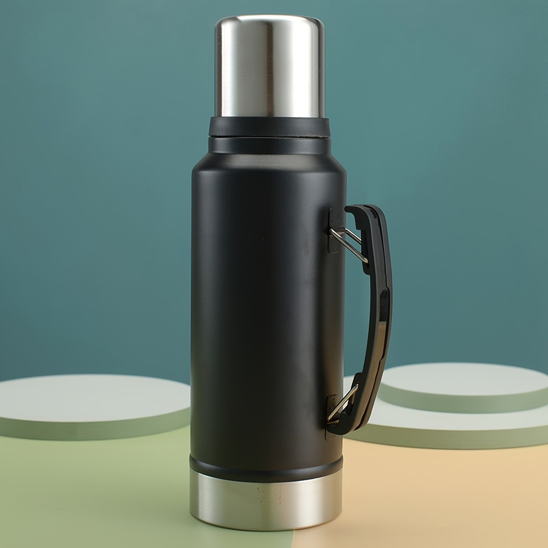 Large Capacity Stainless Steel Insulation Cup Vacuum Travel Water Kettle