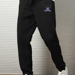 Men's Cartoon Print Jogger Pants Casual Loose Sweatpants