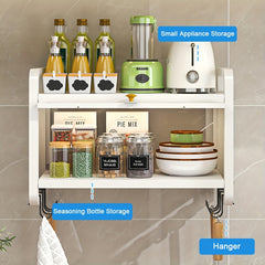 Heavy Duty Wall Mounted Storage Cabinet with Doors and Hooks