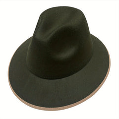 Men's Classic Trilby Fedora Hat Casual Jazz Cap