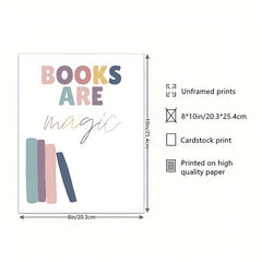 Books Are Magic Classroom Poster Education Poster For Preschool