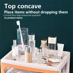 Desk Organizer Storage Box Plastic Drawer Style Storage Box Desktop Office Suppl