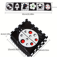 High Contrast Sensory Cloth Book for Babies