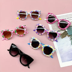 Girl's Travel Flower Sunglasses for Hiking