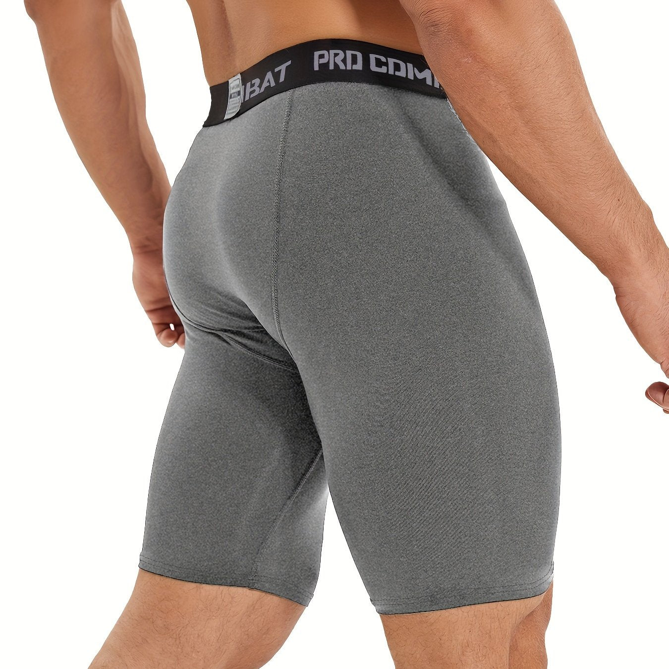 Men's Compression Sports Boxers Athletic Shorts