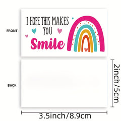 50 Mini Thank You Cards for Customer Appreciation - Small Business Owners Packa