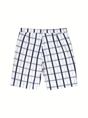 Men's Comfy Active Shorts, Stretch Waist Drawstring Shorts