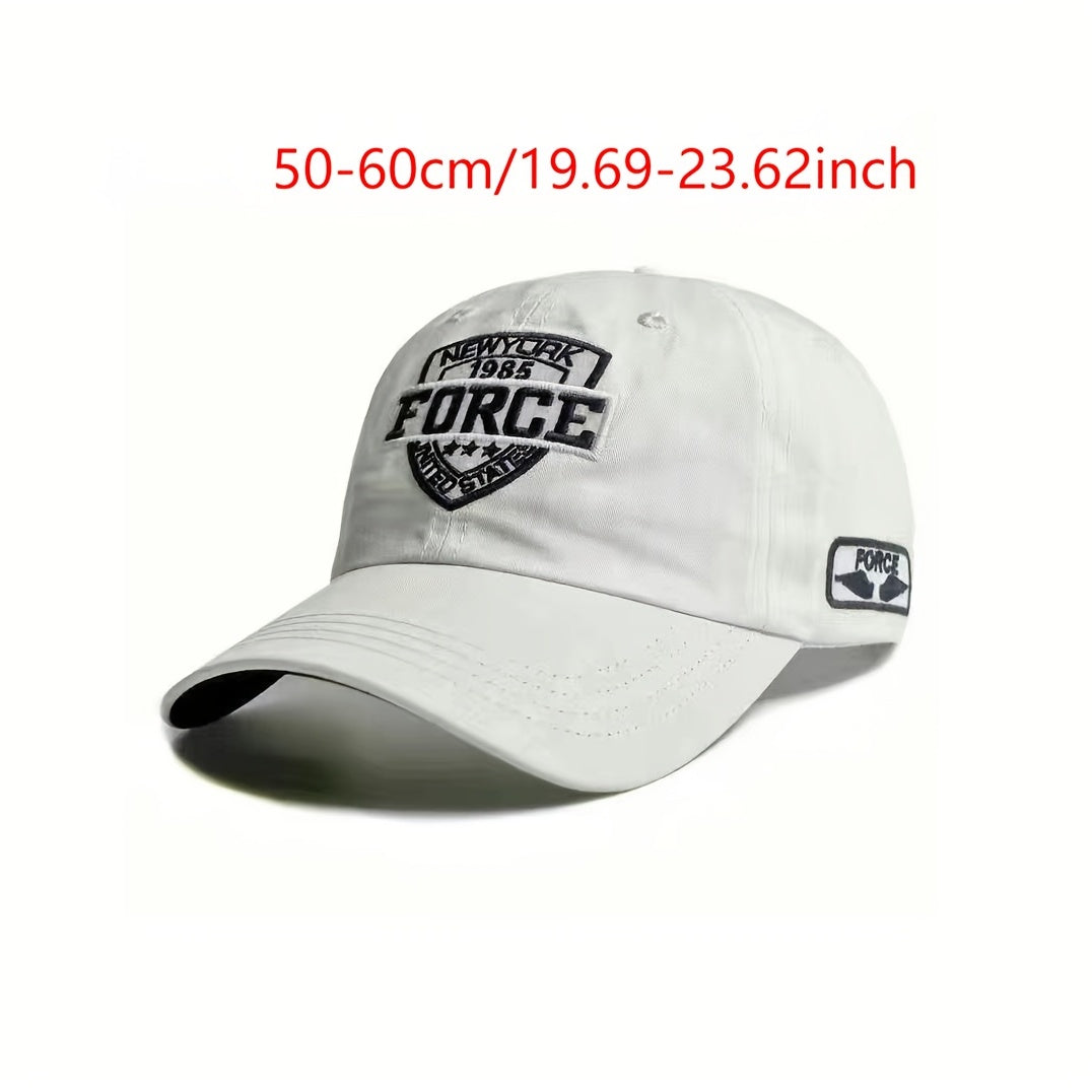 Men's Outdoor Baseball Cap Sunscreen Peaked Cap Adjustable Sunshade Sports