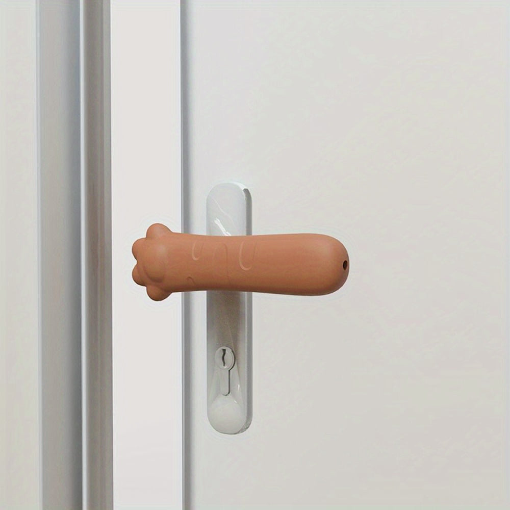 Cat Paw Door Handle Cover Silicone Knob Protector