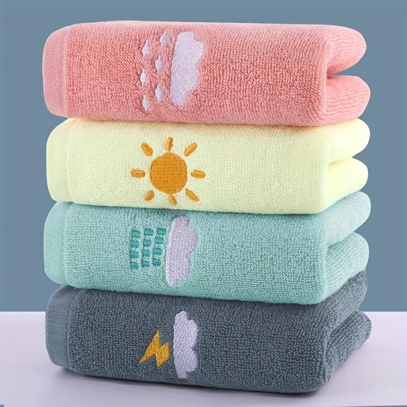 Embroidered Padded Towel for Camping
