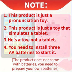 Kids Tablet with Learning Games Music Math