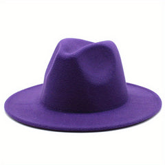 British Style Fedora Cap Unisex Trilby Hat Vintage Jazz Hats For Women & Men