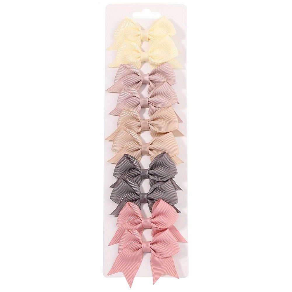 10pcs Baby Girls' Holiday Party Hair Clips Set