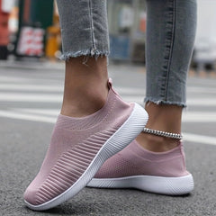 Women's Mesh Socks Shoes Slip On Walking Shoes