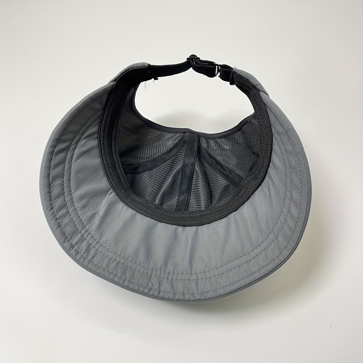 Backless Ponytail Baseball Cap Wide Brim Sun Hat Visor
