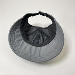 Backless Ponytail Baseball Cap Wide Brim Sun Hat Visor