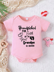 Baby Hand Picked For Earth By Great Grandpa In Heaven Onesie