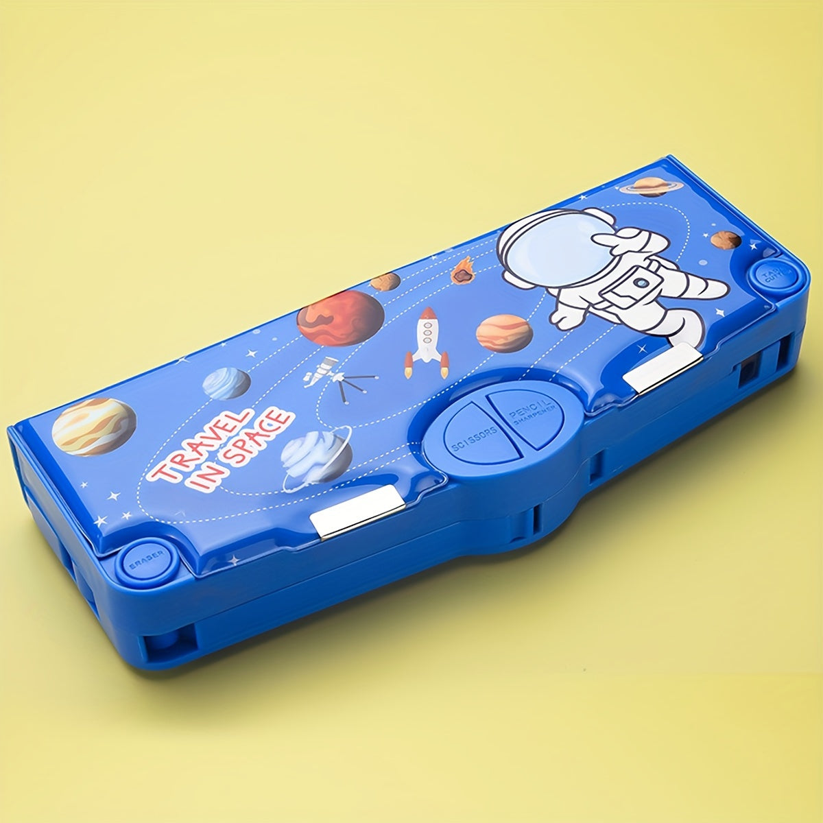 Multifunctional Stationery Box - Pen Box with Hidden Compartments
