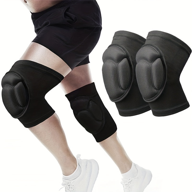 2pcs Anti Collision Sponge Knee Pads Soft Breathable Sports Volleyball Training